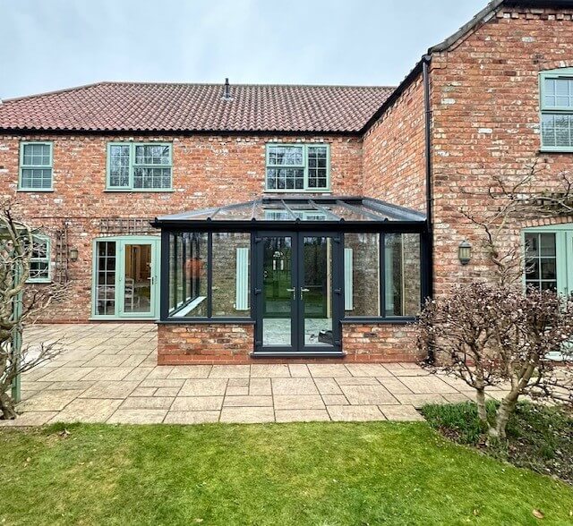 Harmston glass conservatory
