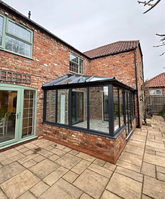 Harmston glass conservatory